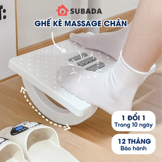 Ghế kê gác chân massage công thái học văn phòng Subada chất liệu nhựa ABS cứng cáp giúp điều chỉnh tư thế ngồi GKC