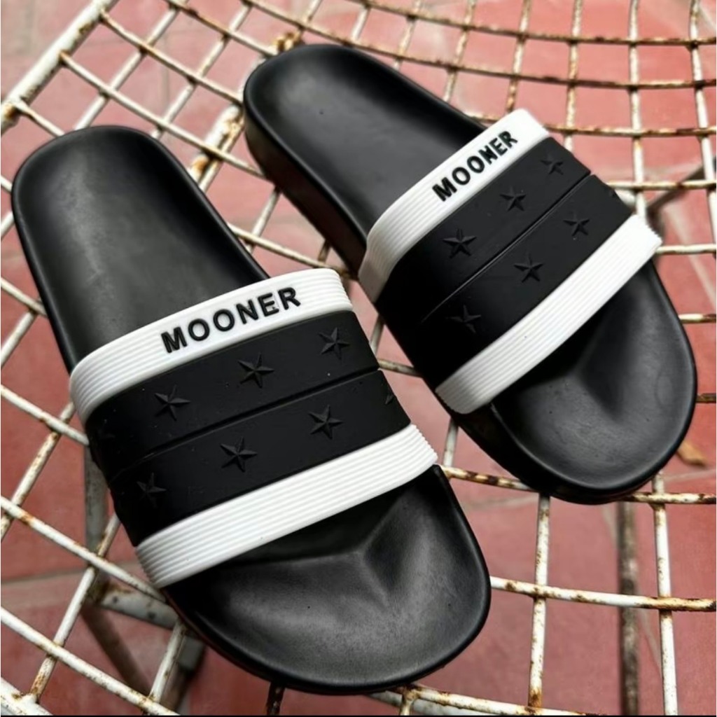 Dép lê thời trang nam nữ MOONER bản đế caosu đúc cao cấp siêu bền,kháng nước cực tốt.hàng trend mới 2024