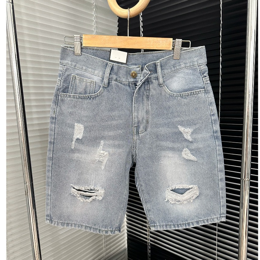 Quần short jean nam cao cấp quần short jean nam kiểu dáng hàn quốc