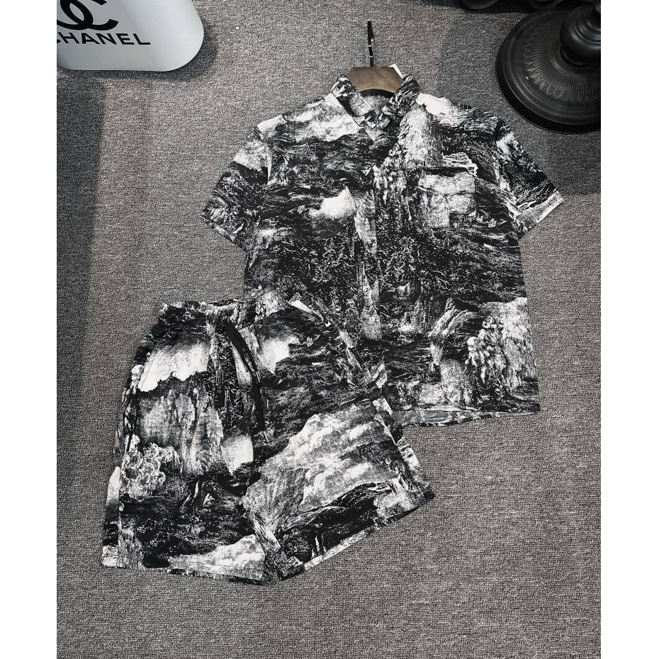 Bộ Ngủ Pijama Cộc Tay Chất Lụa Cực Mát