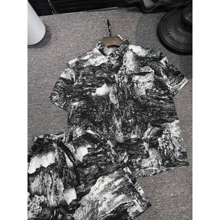 Bộ Ngủ Pijama Cộc Tay Chất Lụa Cực Mát