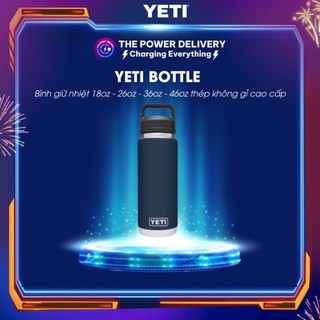 Bình giữ nhiệt yeti rambler bottle 18oz - 26oz - 36oz - 46oz bottle thép không gỉ cao cấp