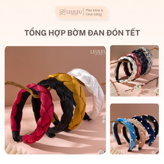 Bờm đan đón tết Tổng hợp các mẫu bờm mấn phụ kiện tóc nhiều màu điệu đà LeuLeu Accessorize