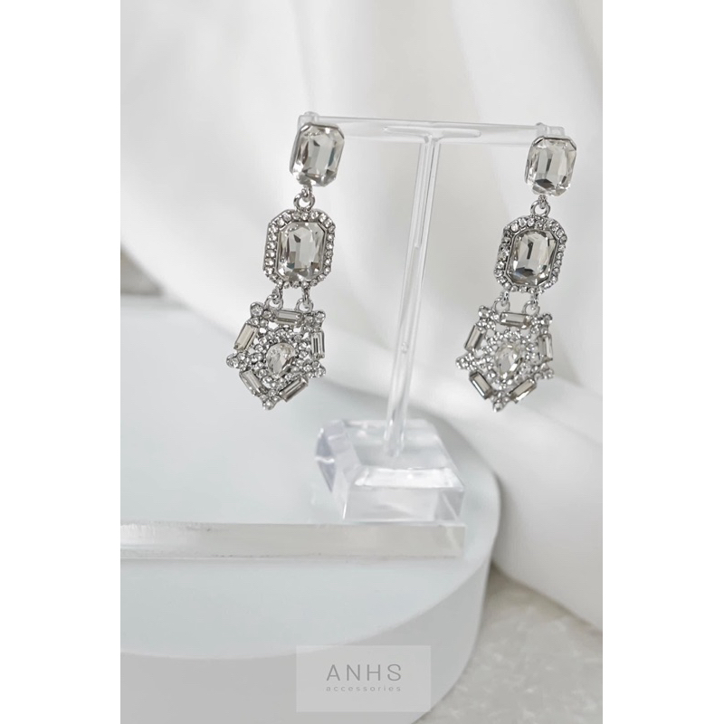 Bông tai đá đáng dài LYSSA | ANHS Accessories