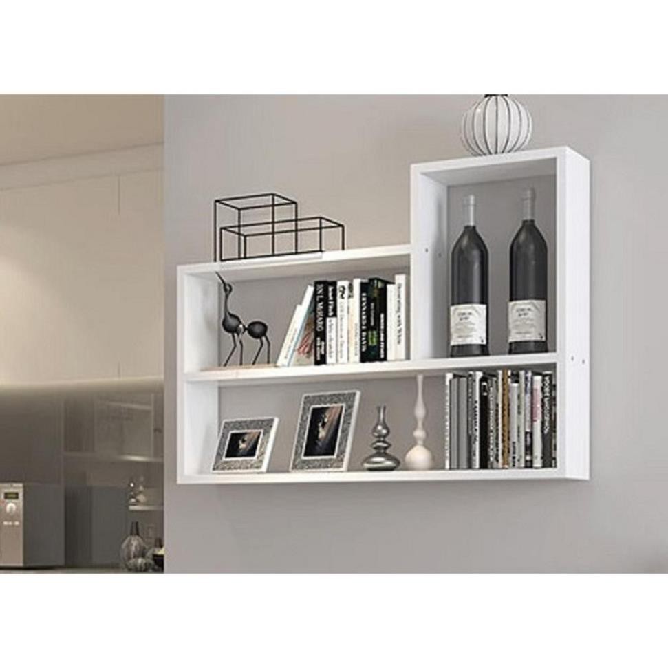 Kệ Gỗ Treo Tường Giá Sách Treo Tường Chữ L Gỗ MDF Cao Cấp DTC Decor