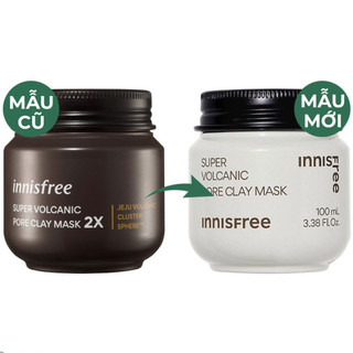 Mặt nạ đất sét Innisfree Super Volcanic Pore Clay Mask 2X 100ml