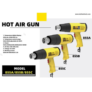 Súng khò nhiệt cầm tay Kailiwei 855A 855B 855C công suất 2000-2500W
