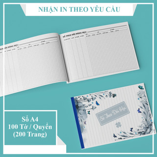 Sổ theo dõi hụi - 100 tờ / 200 trang - khổ a4