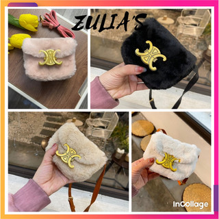 Túi xách nữ mini túi lông mềm đeo chéo sang chảnh Zuliashop8386