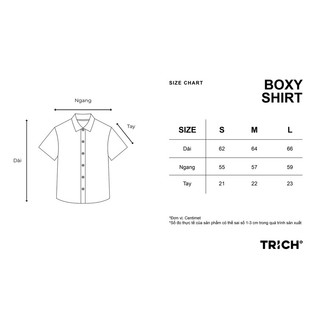 HEART BOXY SHIRT ( ÁO SƠ MI TAY NGẮN TRICH CLUB)