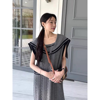 VÁY LEN MIDI CỔ VIỀN HÀN QUỐC