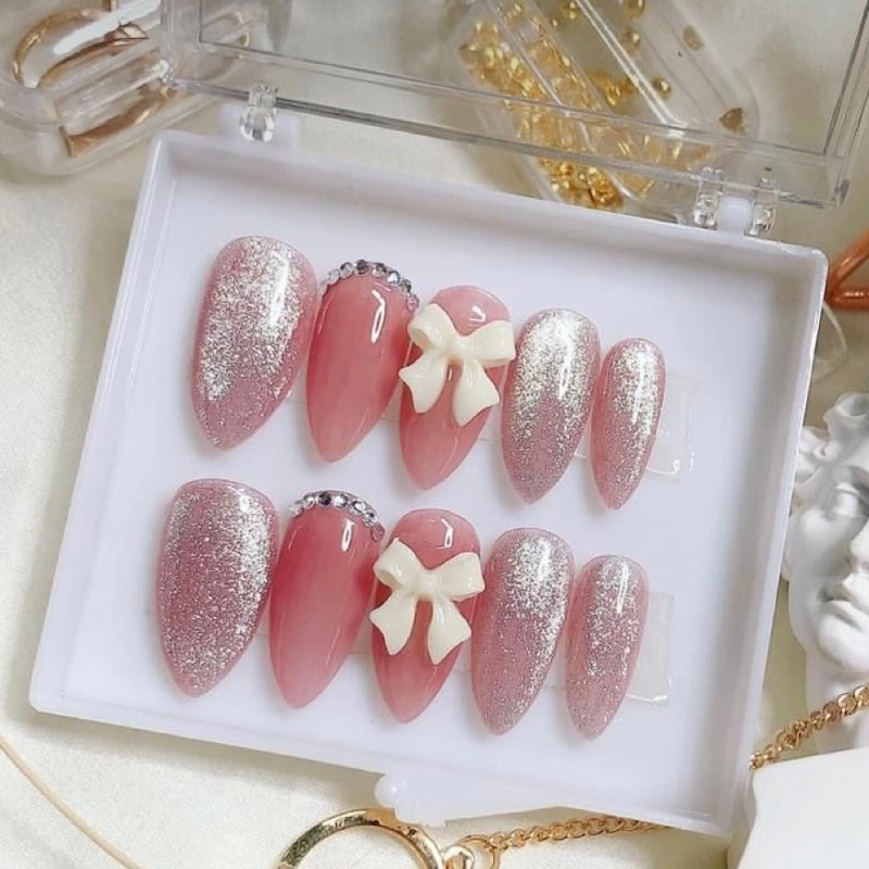 Nailbox hồng thạch mắt mèo