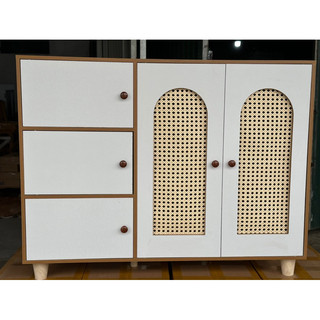 Tủ đựng đồ nhiều ngăn có cửa, tủ trang trí nhà, tủ giầy, tủ quần áo gỗ MDF chống nước chống mối mọt - Tủ giày 5 cánh