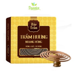 Nhang vòng sạch trầm hương cao cấp không hóa chất, ít khói, không cuốn tàn, hương thơm nhẹ