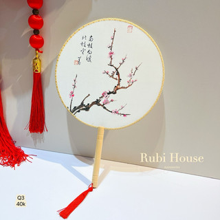 Quạt tròn cổ trang tết