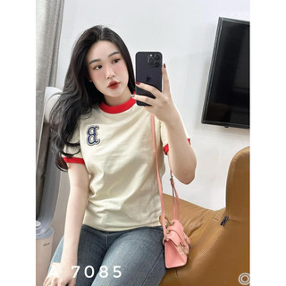 ÁO PHÔNG VIỀN CỔ THÊU CHỮ B VỀ FULL 2 MÀU 🧧🧧