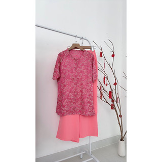 Bộ đồ bà ba lụa gấm bigsize 225