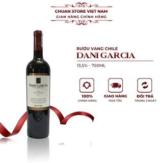 Rượu vang đỏ Chile Dani Garcia Cabernet Sauvignon 13,5% chai 750ml nhập khẩu chính hãng