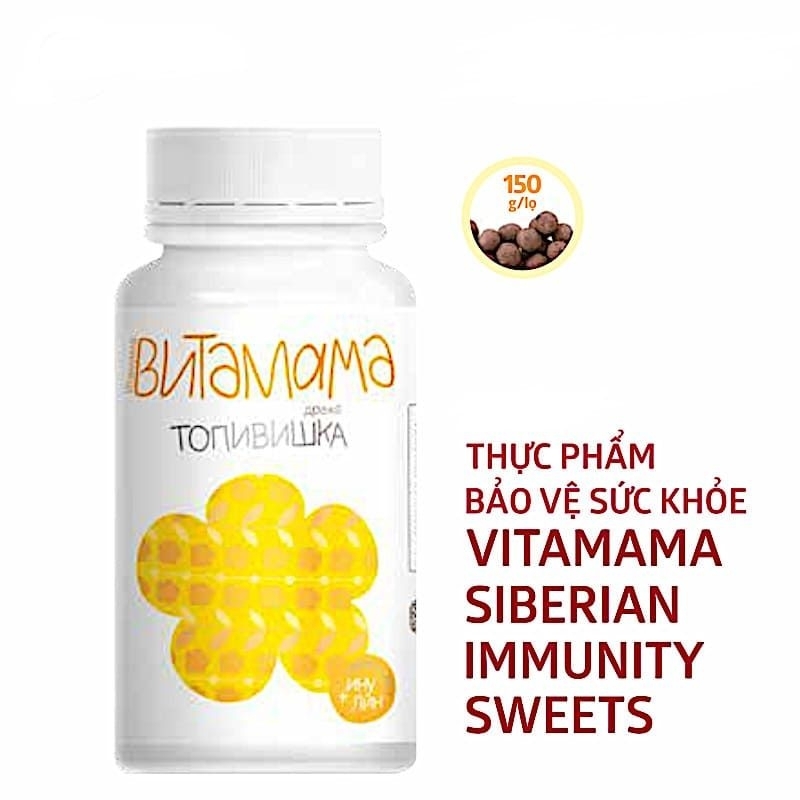 [Vitamama Socola] Thực phẩm bảo vệ sức khỏe VitaMama Siberian immunity sweets siberian