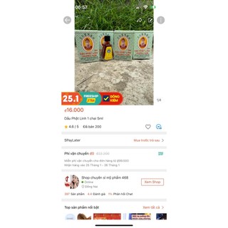 Dầu Phật Linh 1 chai 5ml