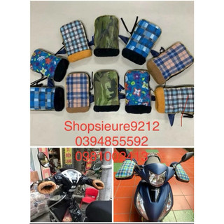 Găng gang tay phao đi xe máy lót nỉ