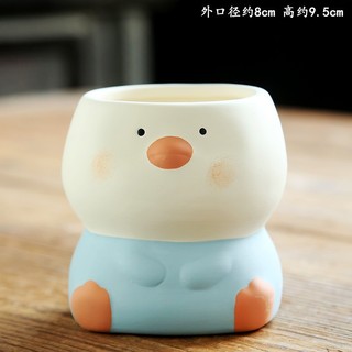 (NEW) Chậu Gốm Gà Con || mocminigarden
