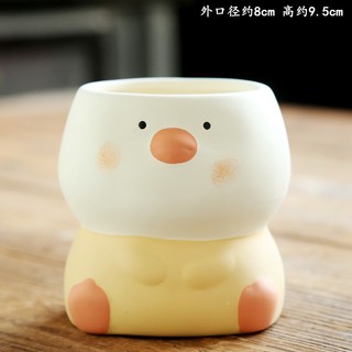 (NEW) Chậu Gốm Gà Con || mocminigarden