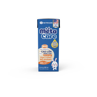 [Thùng 180ml] Sữa Bột Pha sẵn Metacare Eco 180ml
