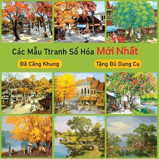 Tổng hợp Tranh tô màu số hóa DALI Cảnh Việt Nam