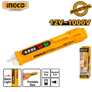 Bút thử điện kỹ thuật số đa năng thông minh 1000V INGCO VD100026 đầu dò điện áp cảm ứng dây pha không tiếp xúc dòng điện