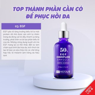 TINH CHẤT TRẺ HÓA DA - EGF COMPLEX AMPOULE Karmel 50% (DT: 50ML)