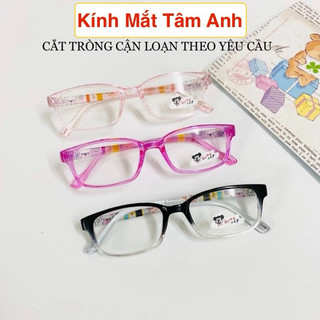 Gọng Kính Trẻ Em Nhựa Dẻo Hàn Quốc +tặng hộp , khăn lau
