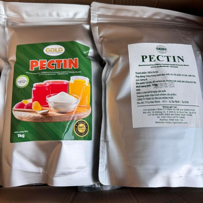 Bột Pectin nhập khẩu Đức dùng làm bánh kẹo dẻo chiết lẻ gói 50gr