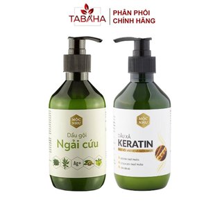 Bộ Đôi Dầu Gội Ngãi Cứu + Dầu Xả Mộc Nhu 300ml Cho Tóc Gàu Nấm