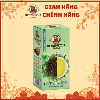 Trà Pha Ấm Thái Nguyên 100% Lá Trà -  Robinson Farm - Hộp 150g