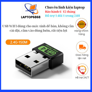 USB WIFI dùng cho máy tính để bàn, laptop, không cần cài đặt, nhận ngay và có tín hiệu wifi luôn