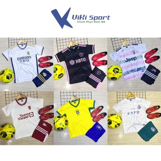Bộ quần áo đá bóng cho bé độ tuổi từ 1 đến 14 tuổi JP03 - ViKi Sport