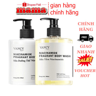 Sữa Tắm Và Dưỡng Thể Dưỡng Trắng Da Niacinamide 500ml Hương Nước Hoa Quyến Rũ 500ML