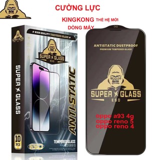 Kính cường lực oppo RENO 4 / A93 4G / RENO 5 (ô 45) Kingkong Full màn / miếng dán bảo vệ