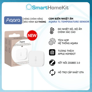 Cảm biến nhiệt độ và độ ẩm aqara t1 temperature and humidity sensor - zigbee 3.0