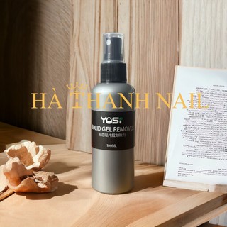 Chai xịt tháo móng úp,móng giả, nước tháo móng úp, nước tan keo YOSI 100ml