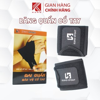 Băng Quấn Trợ Lực Khớp Cổ Tay Tập Gym, Tập Boxing KUNOSPORT Vải Thoáng Khí, Đệm Êm Ái Có Xỏ Ngón