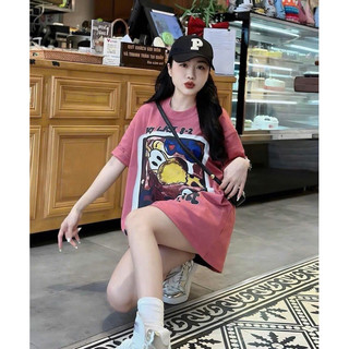 [ Rẻ vô địch ] Áo thun chất cotton su form rộng tay lỡ - hươu bluesat