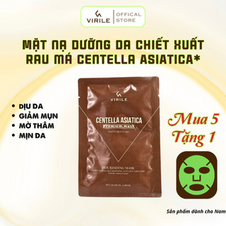 Mặt nạ dưỡng da chiết xuất Rau má - hỗ trợ da mụn Centella Asiatica Premium dành cho Nam 