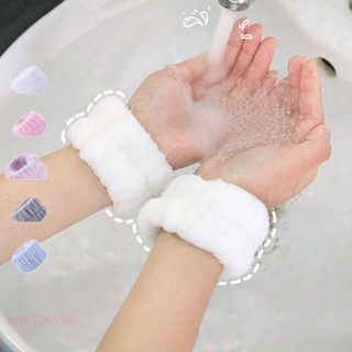 Wilburtay💗băng đô đeo cổ tay rửa mặt đa năng dành cho nữ