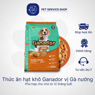 Hạt GANADOR cho chó trưởng thành vị Gà Quay 3kg PETSERVICE