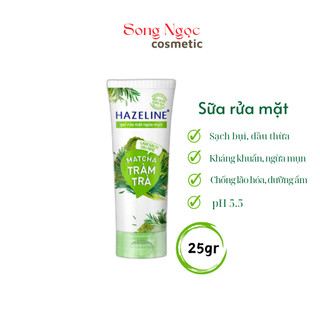 Gel rửa mặt ngừa mụn Hazeline Matcha Tràm Trà 40g