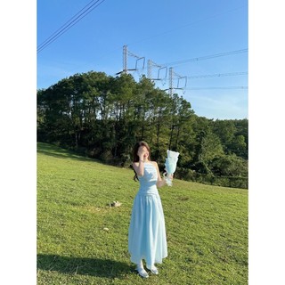 Đầm yếm dáng dài maxi, Đầm dáng dài dài tôn eo sang chảnh | ELEN DRESS | SECODEE