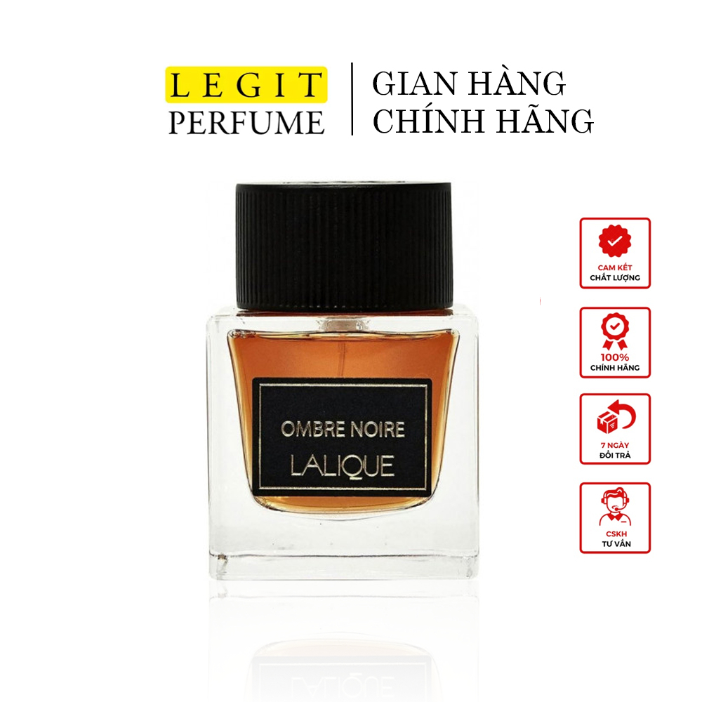 Nước hoa chính hãng Lalique Ombre Noire EDP nam chai chiết 10ml