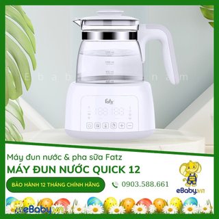 Máy đun nước và hâm nước pha sữa điện từ Quick 12 FatzBaby FB3504HB - Bảo hành 12 tháng toàn quốc - Máy đun nước hâm sữa